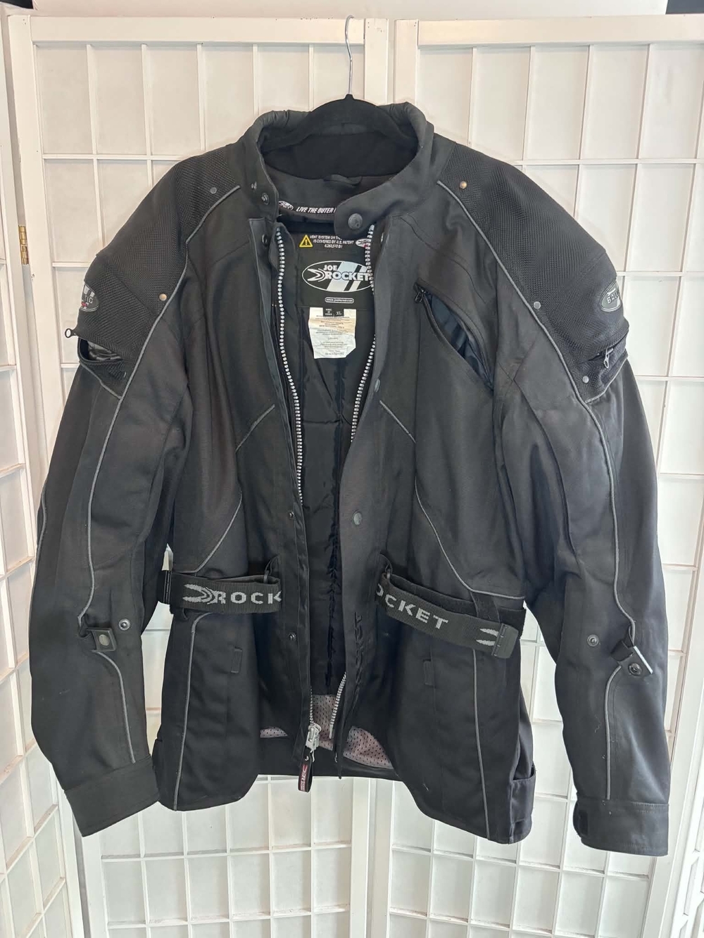 Joe Rocket Black Men's Performance Motorcycle Jacket